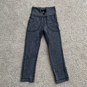 RARE LuluLemon Speckled Black/White Leggings